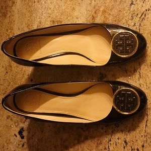 Tory Burch Classic Black Wedge